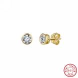 Gilded Stud Earrings
