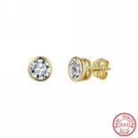 Gilded Stud Earrings