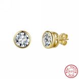 Gilded Stud Earrings